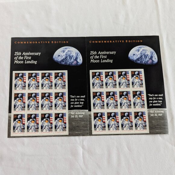 Commemorative Stamp Collection Lucy, Elvis, Moon Landing, Spay/Neuter - Picture 3 of 13